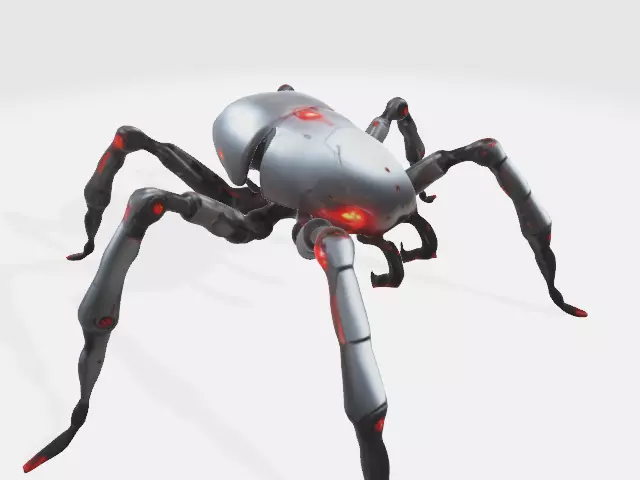 Spider robot 3D model_0
