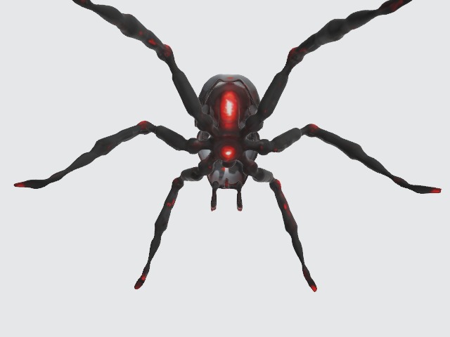 Spider robot 3D model_4