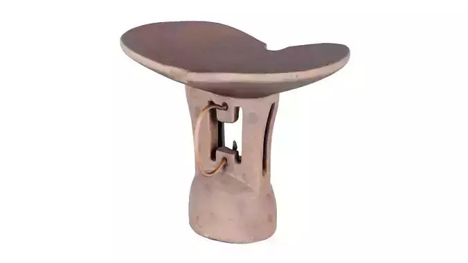 Headrest Africa Wood Furniture Prop 07