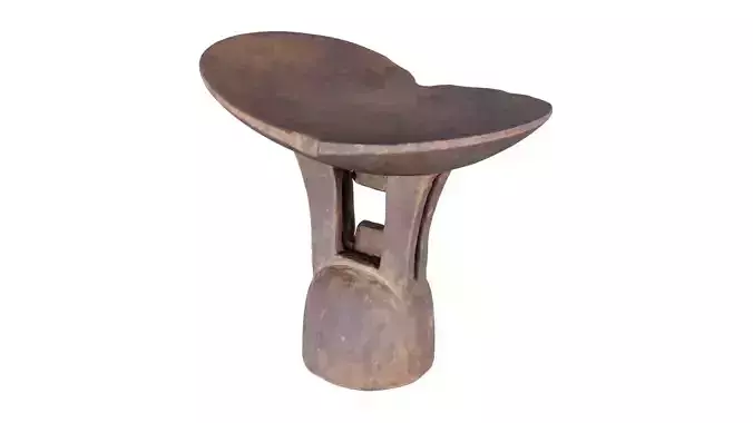 Headrest Africa Wood Furniture Prop 08