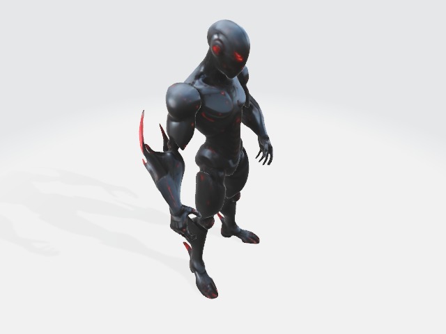 Killer robot 3D model_3