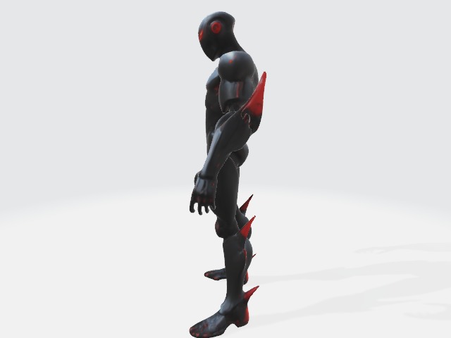Killer robot 3D model_1