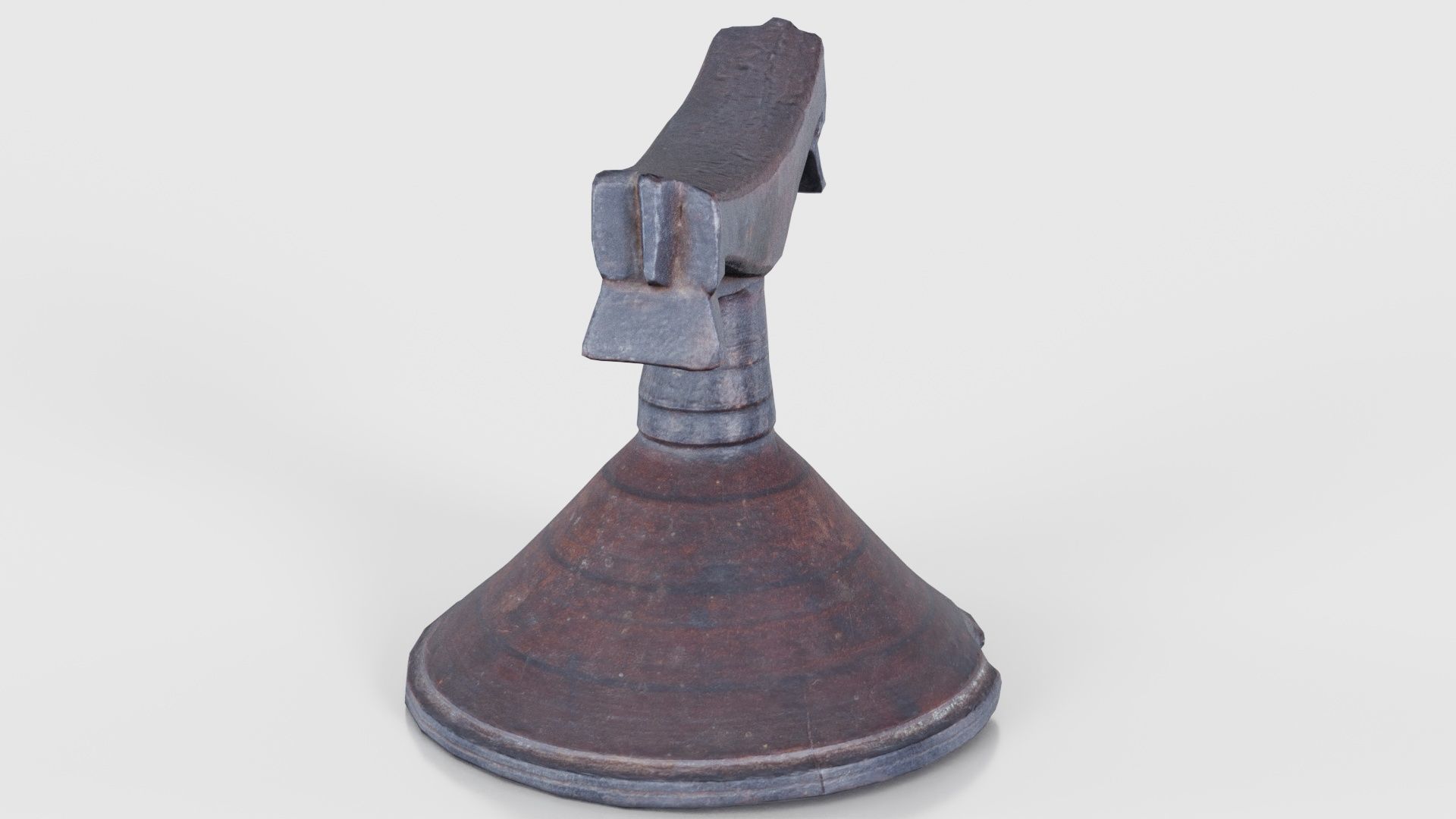 Headrest Africa Wood Furniture Prop 13 Low-poly 3D model_19