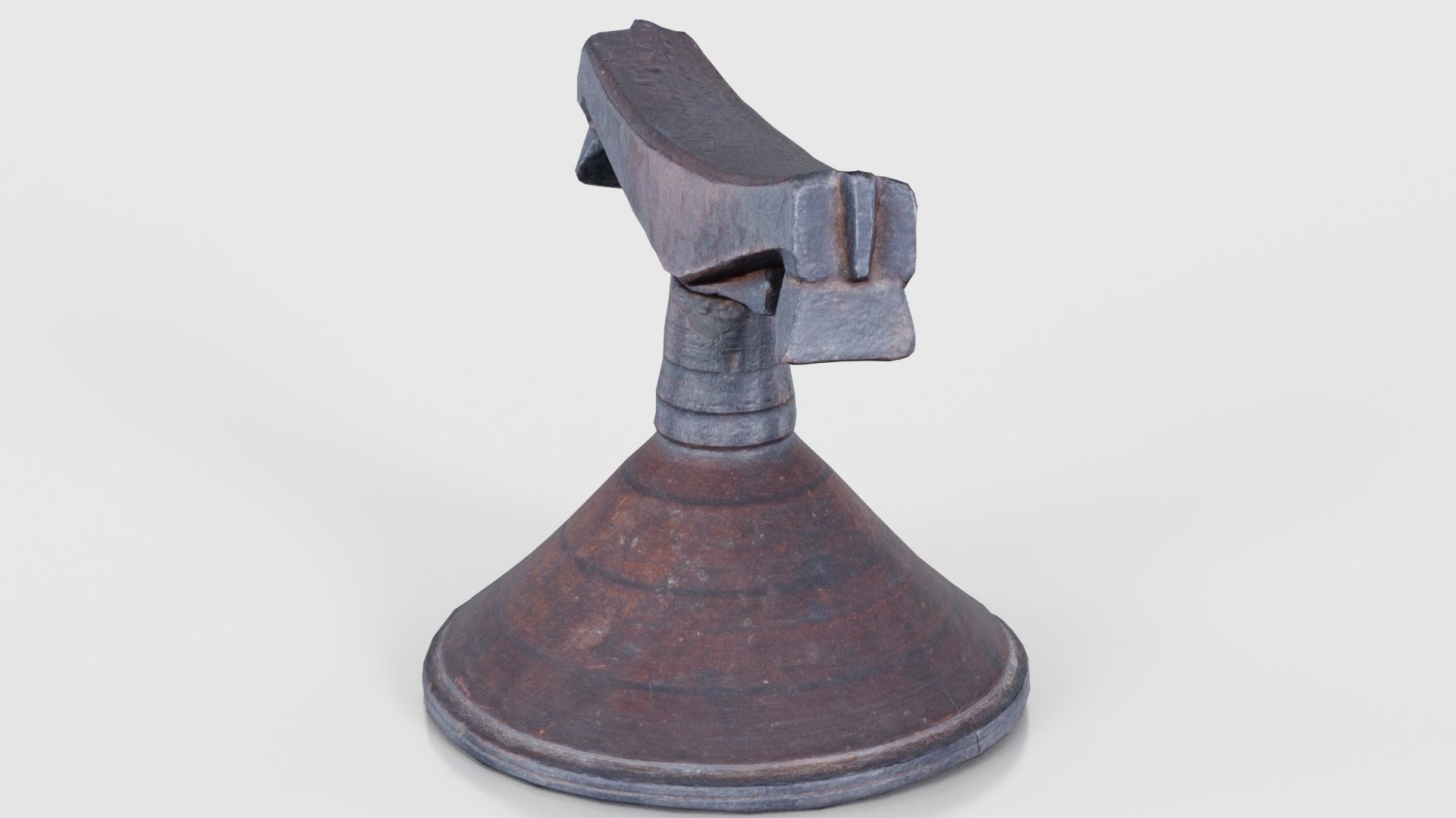 Headrest Africa Wood Furniture Prop 13 Low-poly 3D model_20