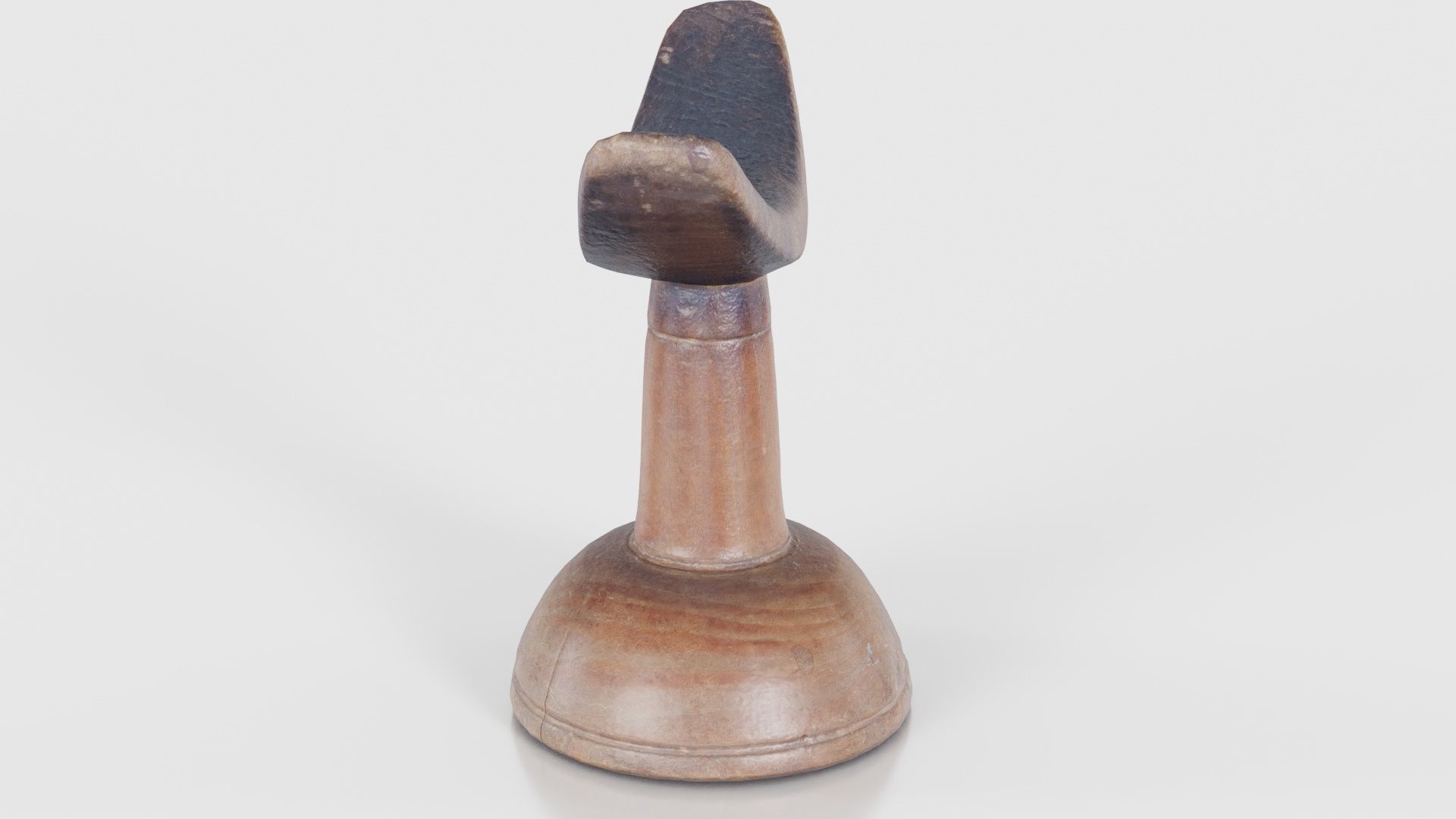 Headrest Africa Wood Furniture Prop 14 Low-poly 3D model_25