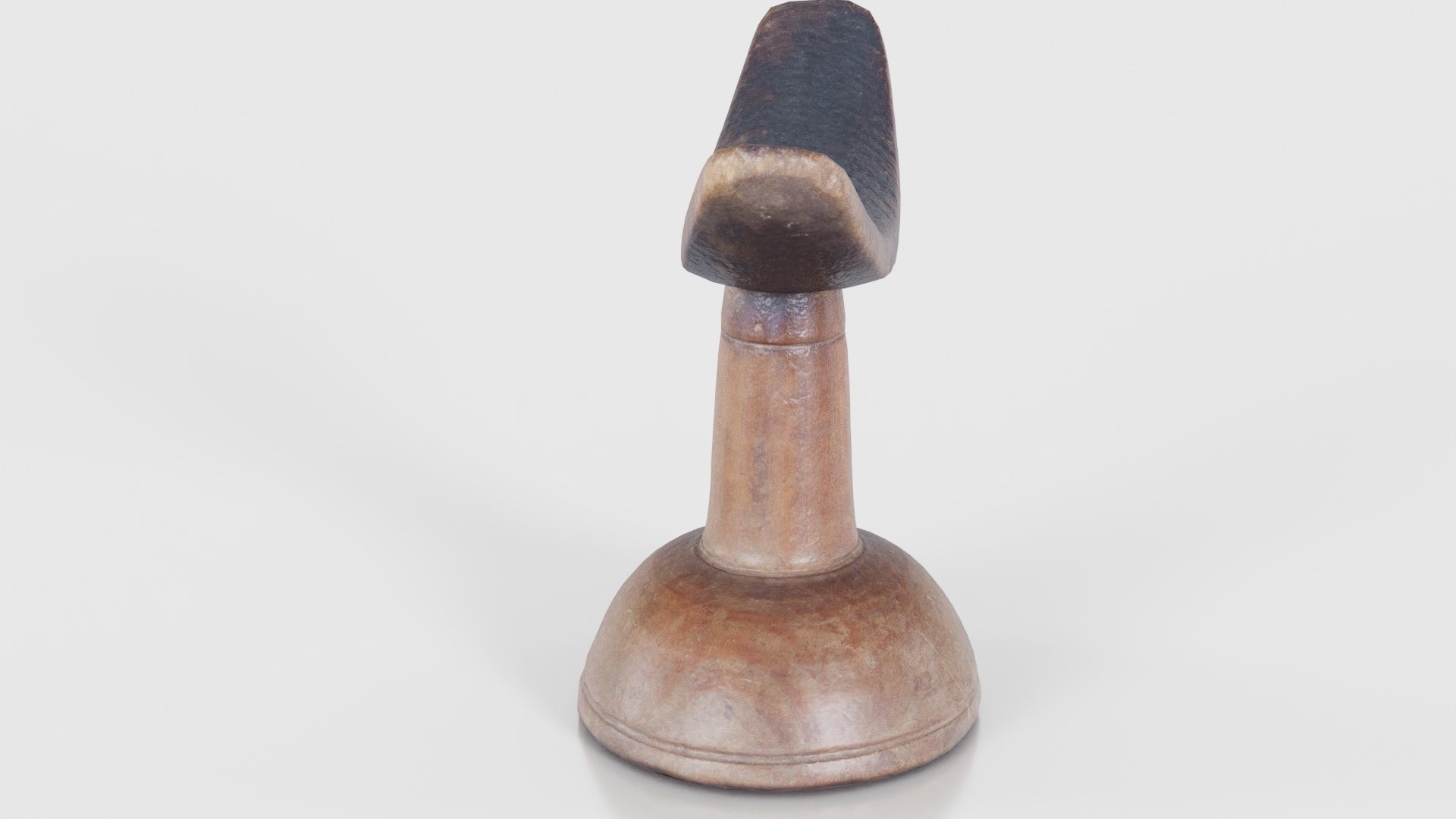 Headrest Africa Wood Furniture Prop 14 Low-poly 3D model_19