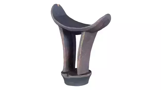 Headrest Africa Wood Furniture Prop 15