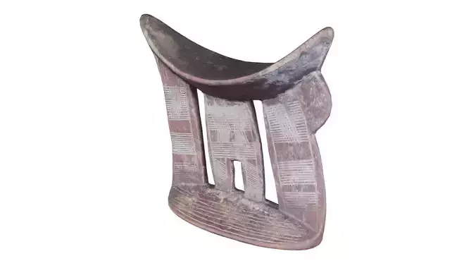 Headrest Africa Wood Furniture Prop 18