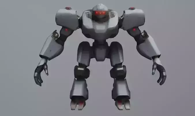 Big fighter robot 3D model