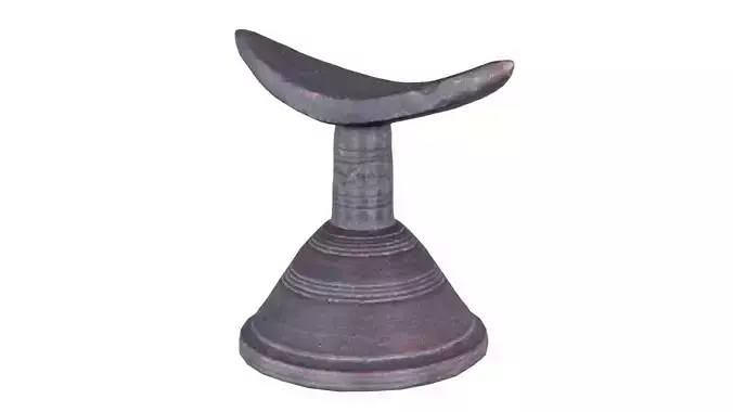 Headrest Africa Wood Furniture Prop 24