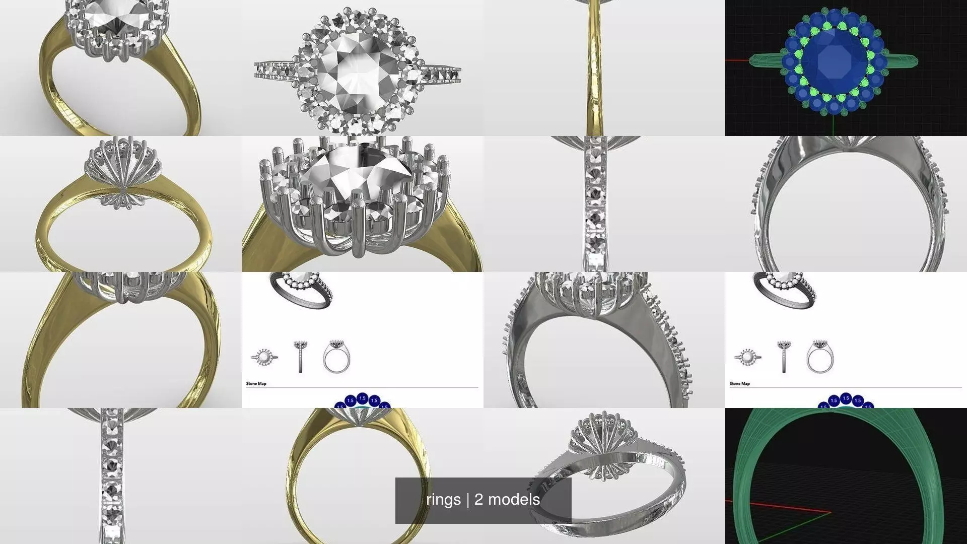 rings 3D Model Collection_0