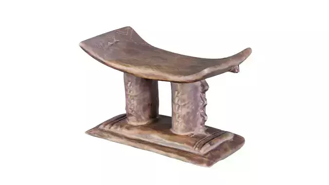 Headrest Africa Wood Furniture Prop 26