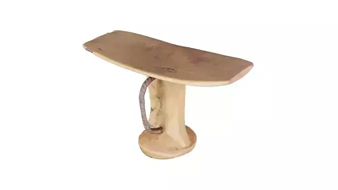 Headrest Africa Wood Furniture Prop 30