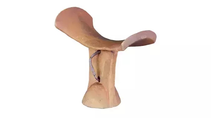 Headrest Africa Wood Furniture Prop 31