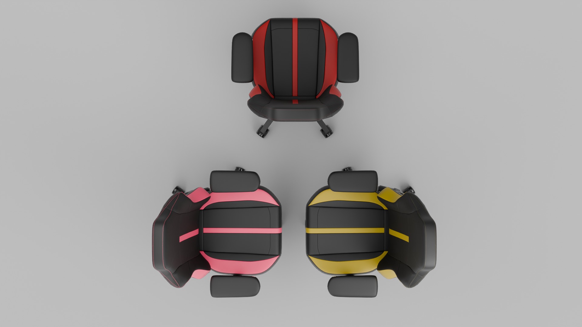 3d Gaming Chair 03 Realistic PBR GLB FBX OBJ mlt Low-poly 3D model_5