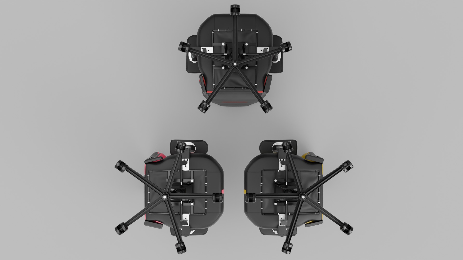 3d Gaming Chair 03 Realistic PBR GLB FBX OBJ mlt Low-poly 3D model_6