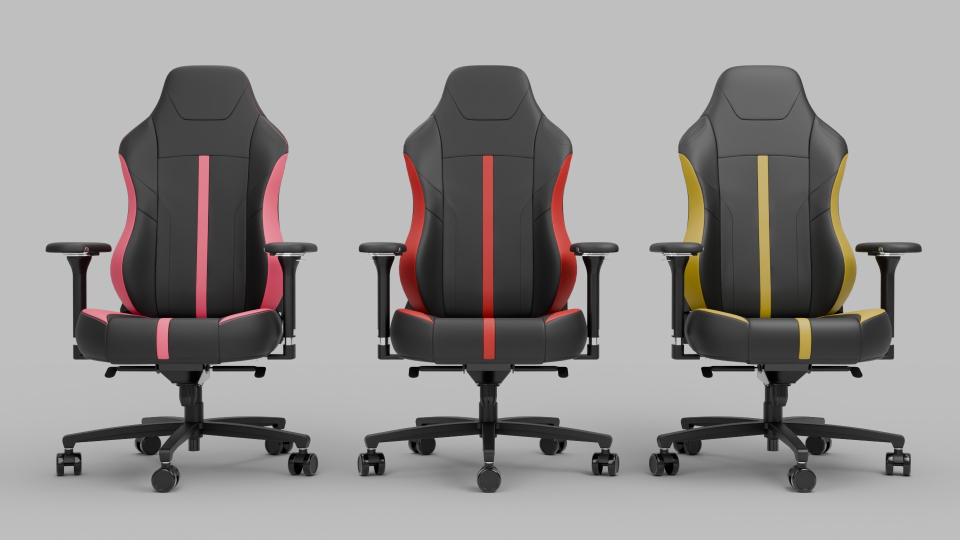 3d Gaming Chair 03 Realistic PBR GLB FBX OBJ mlt Low-poly 3D model_2