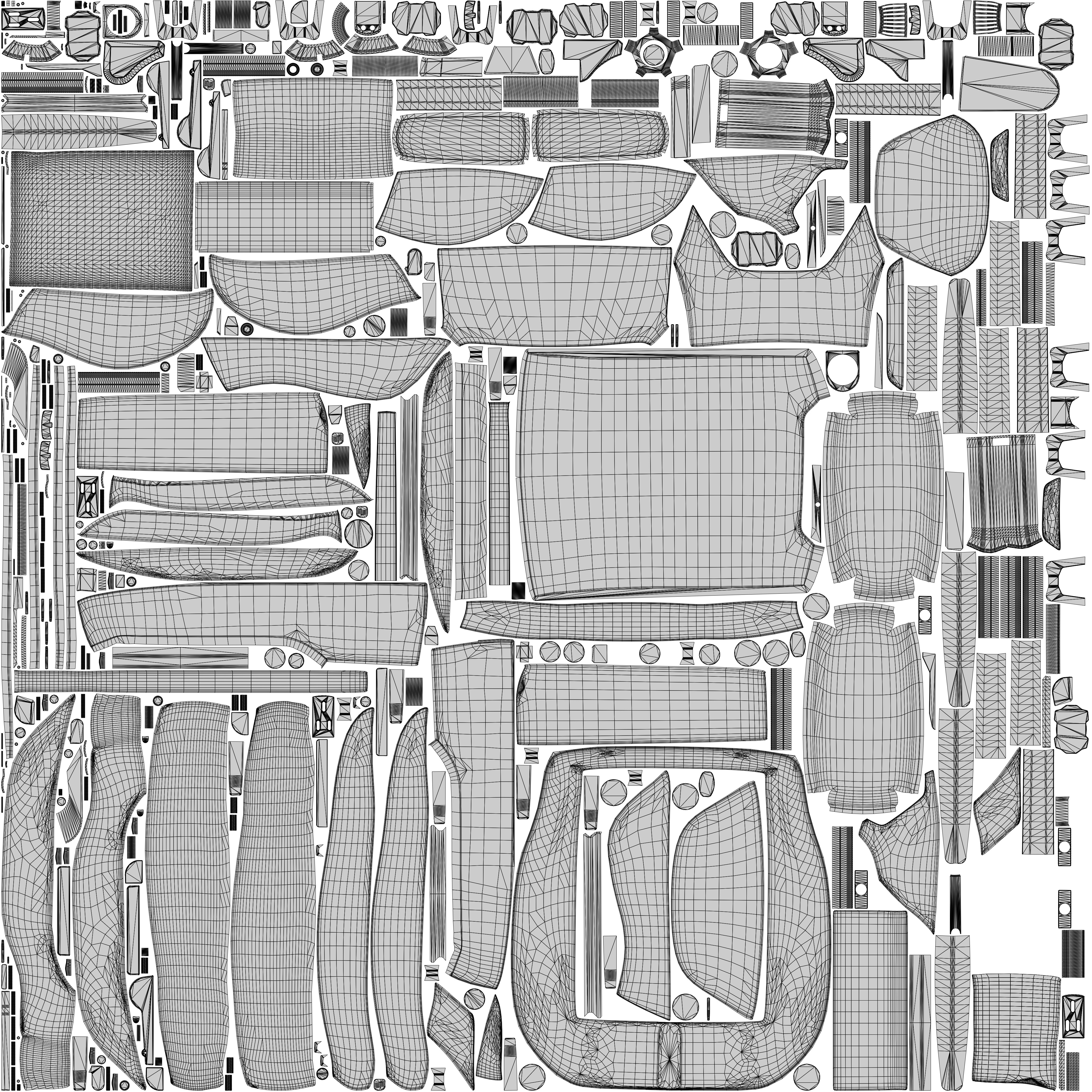 3d Gaming Chair 03 Realistic PBR GLB FBX OBJ mlt Low-poly 3D model_10