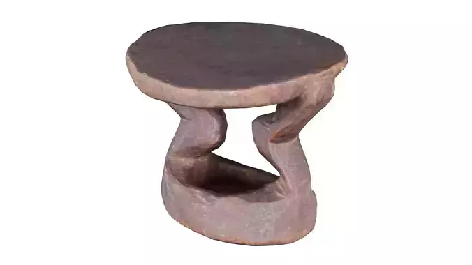 Headrest Africa Wood Furniture Prop 38