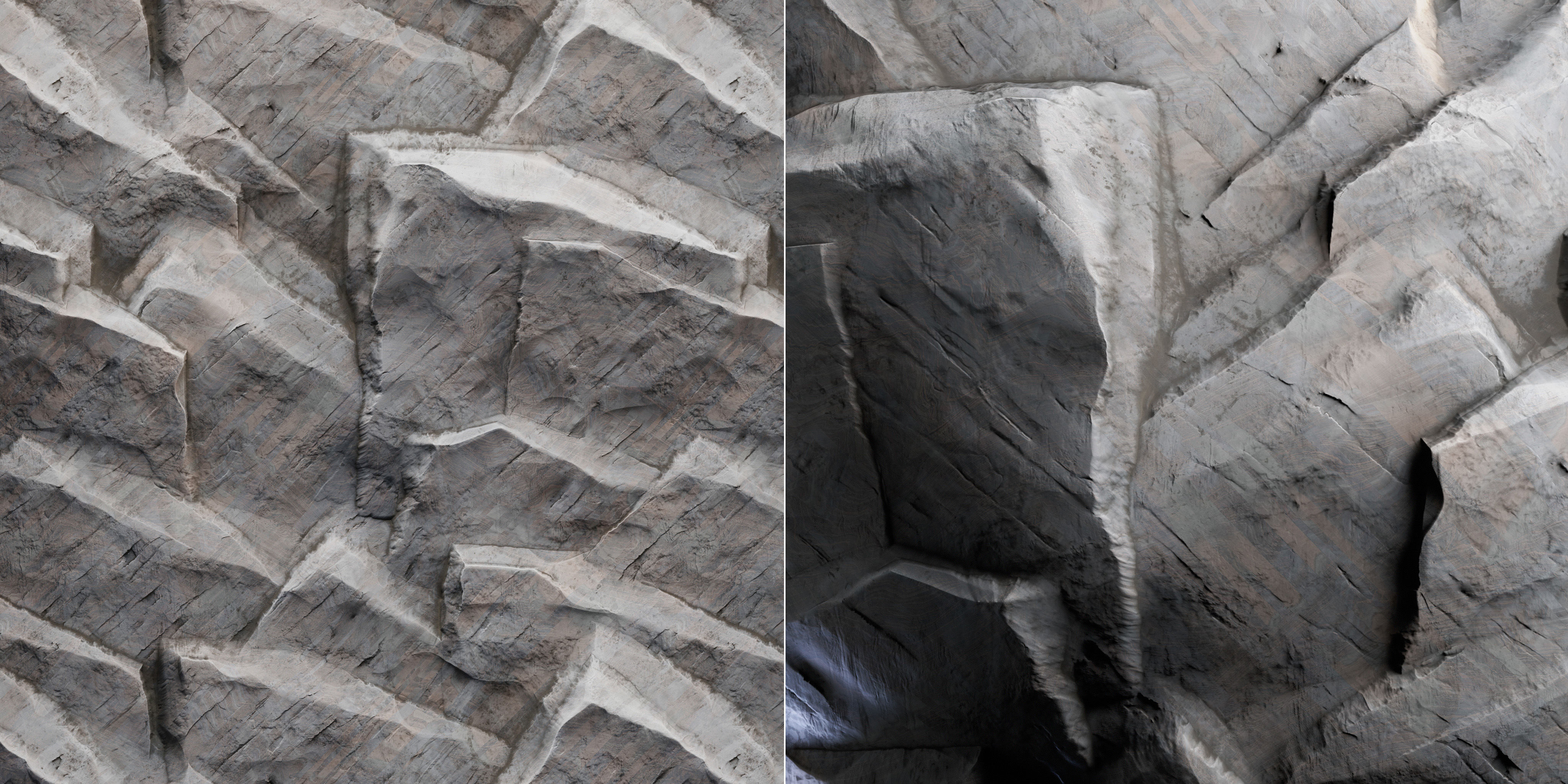 H110 Rock Cliff - PBR - 4K - Seamless - SBSAR 3D model_2