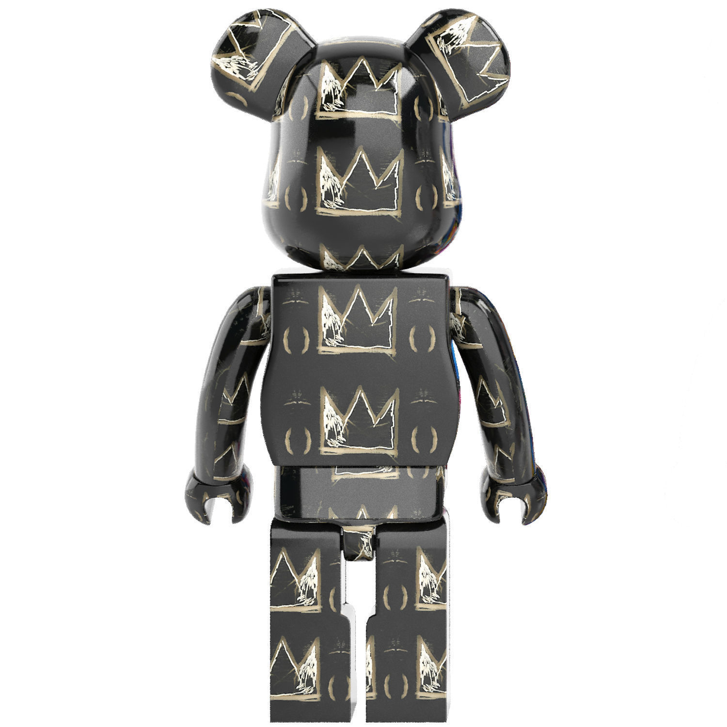 basquiat bearbrick collection 03 3D model_4
