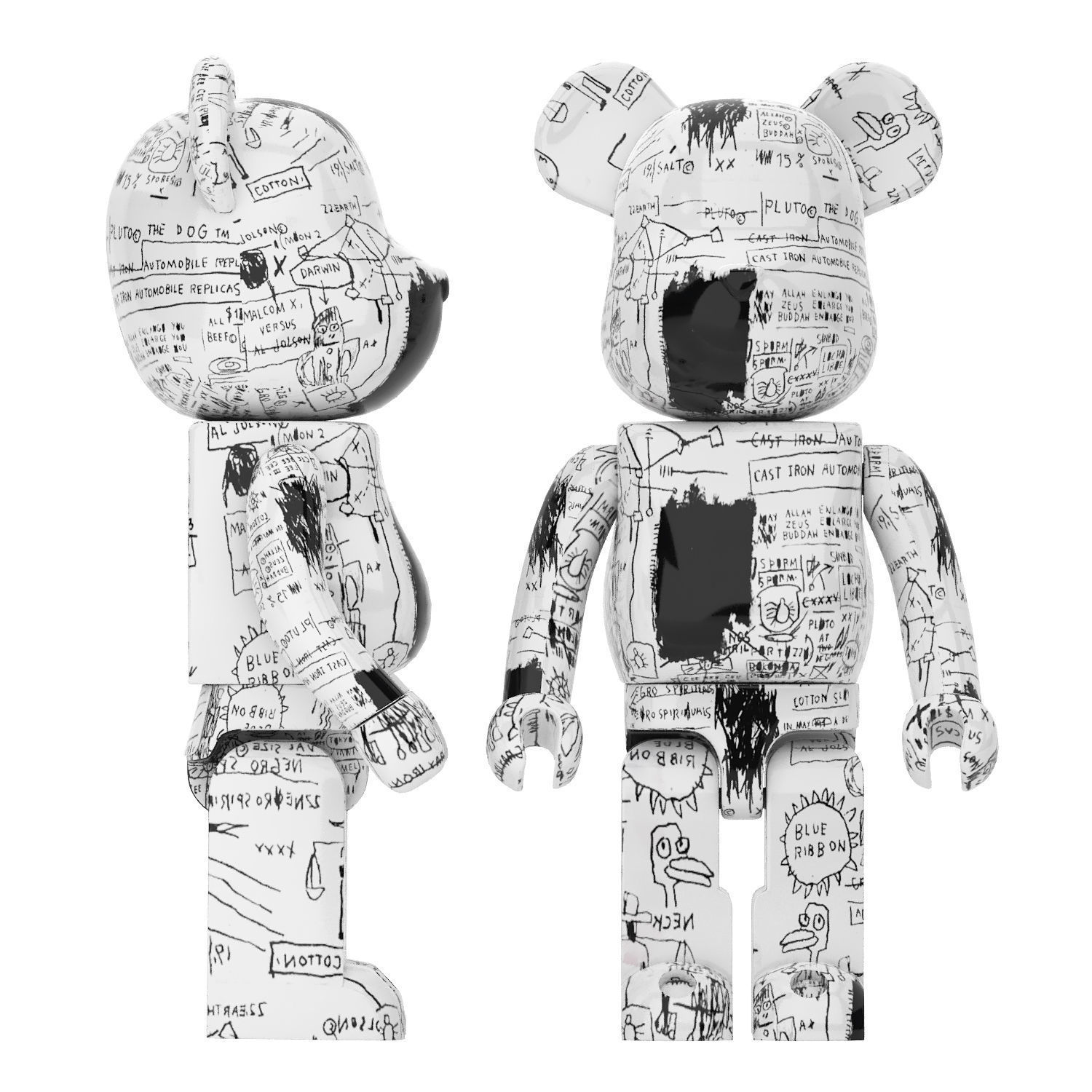 basquiat bearbrick collection 03 3D model_3