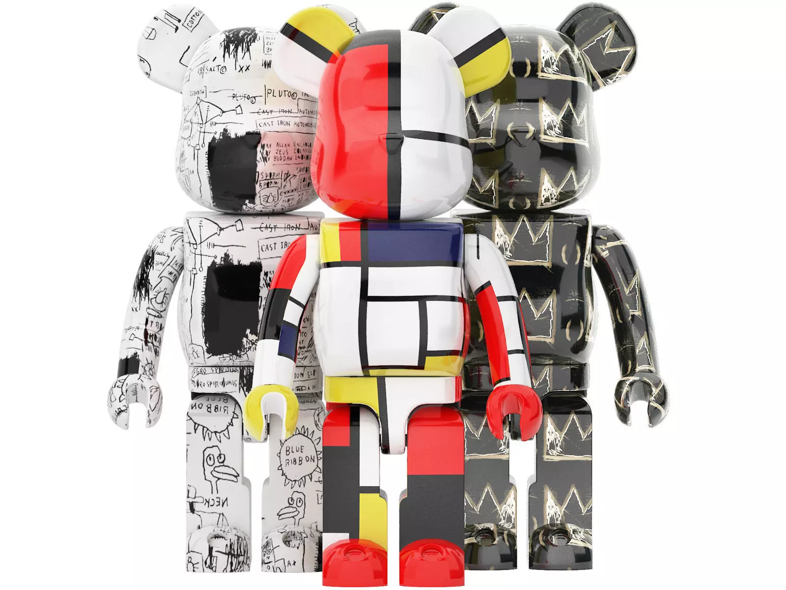 basquiat bearbrick collection 03 3D model_0