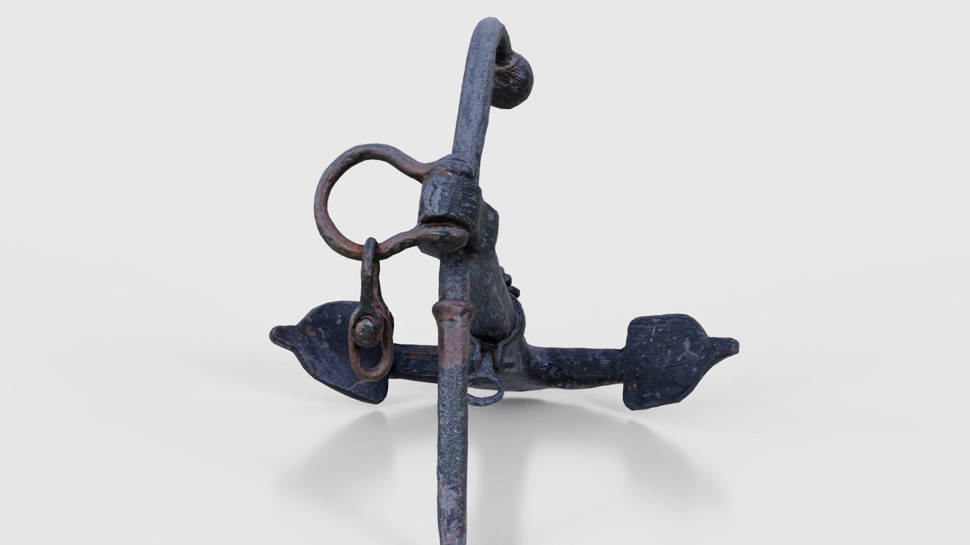 Boat Anchor 01 Low-poly 3D model_22