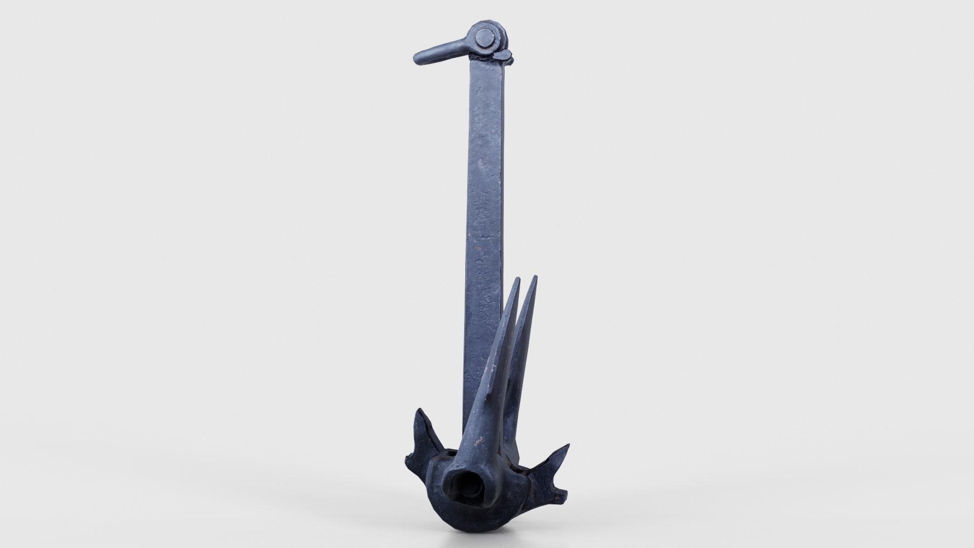 Boat Anchor 02 Low-poly 3D model_25