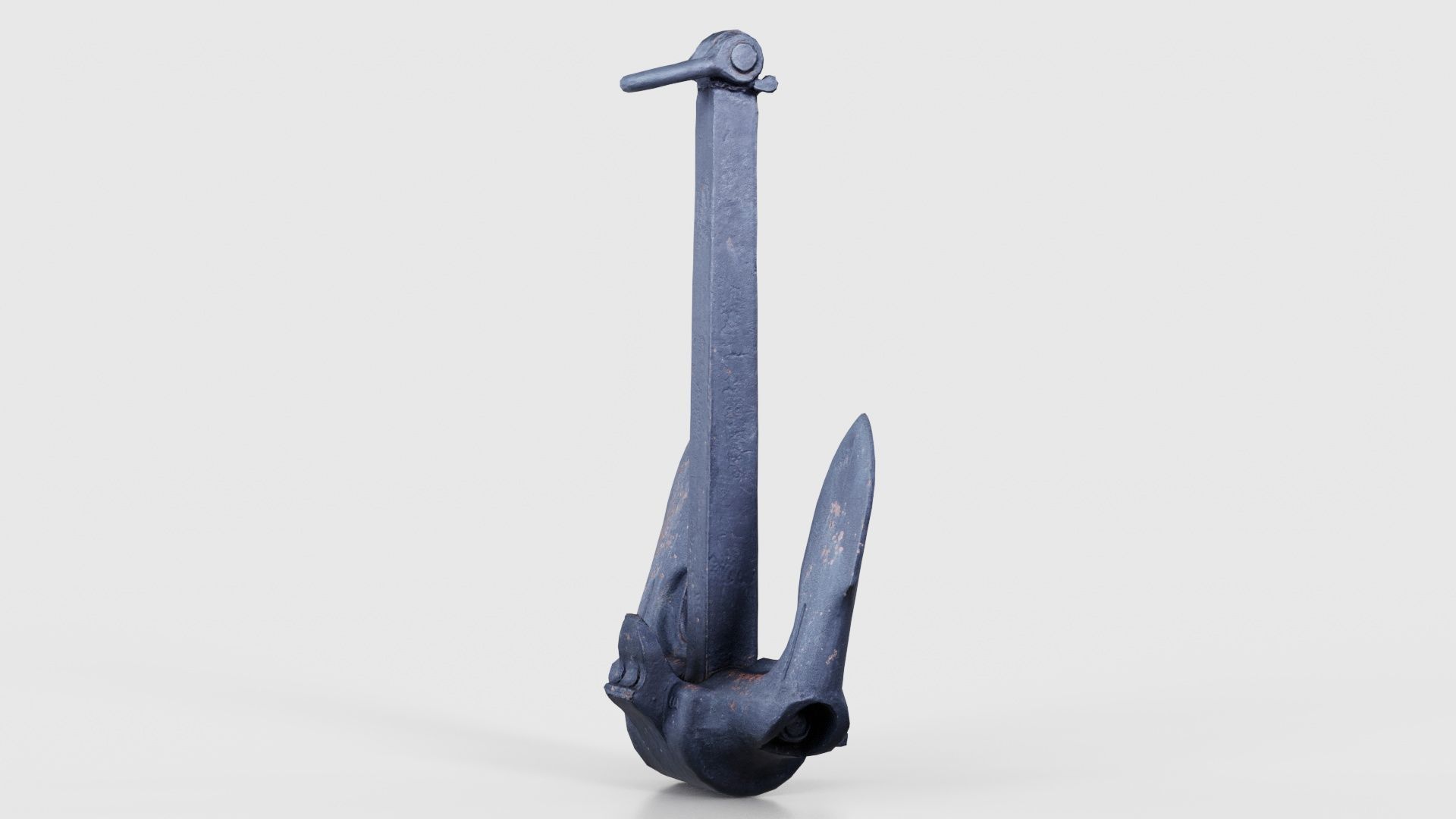 Boat Anchor 02 Low-poly 3D model_26