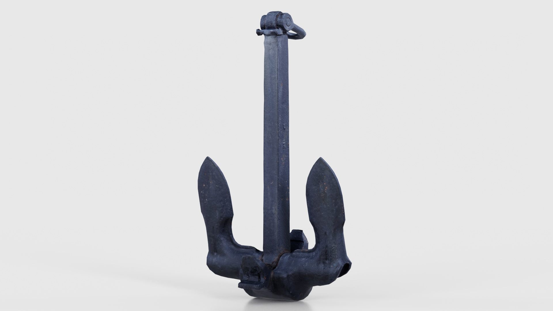 Boat Anchor 02 Low-poly 3D model_21