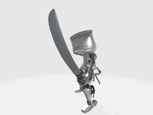 Ninja robot 3D model_1