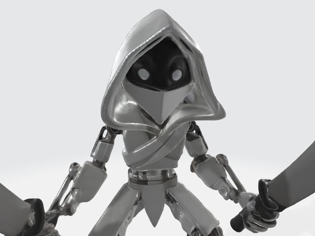 Ninja robot 3D model_3