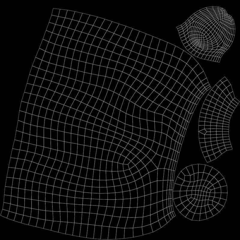 Container 05 Low-poly 3D model_14