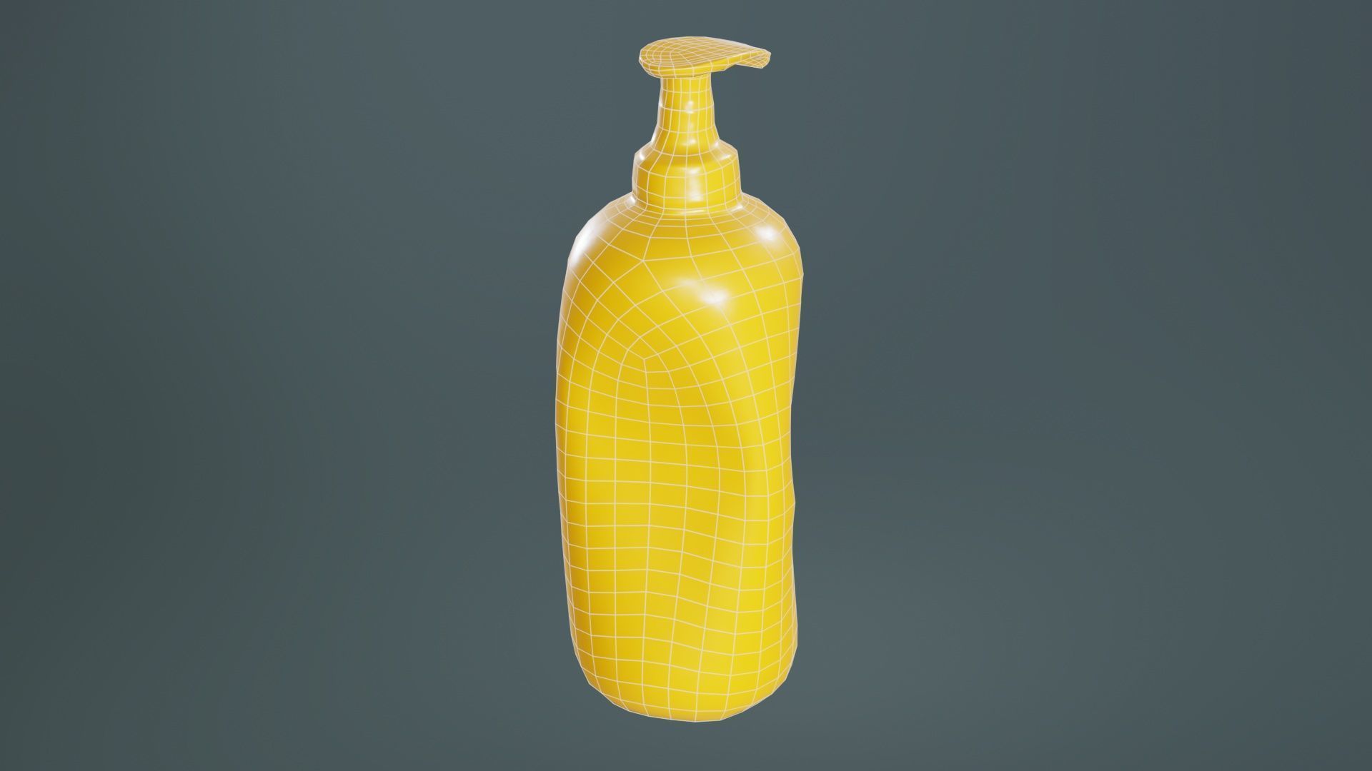 Container 05 Low-poly 3D model_10