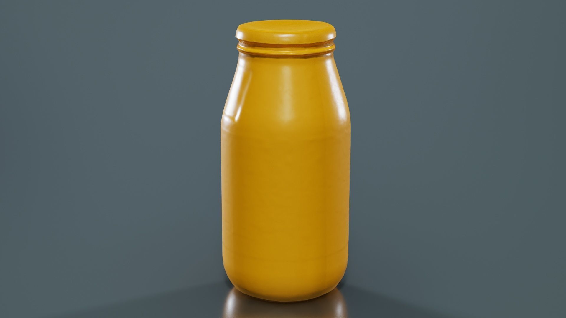 Container 07 Low-poly 3D model_13