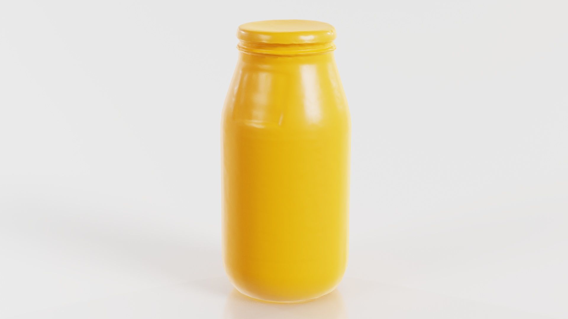 Container 07 Low-poly 3D model_1