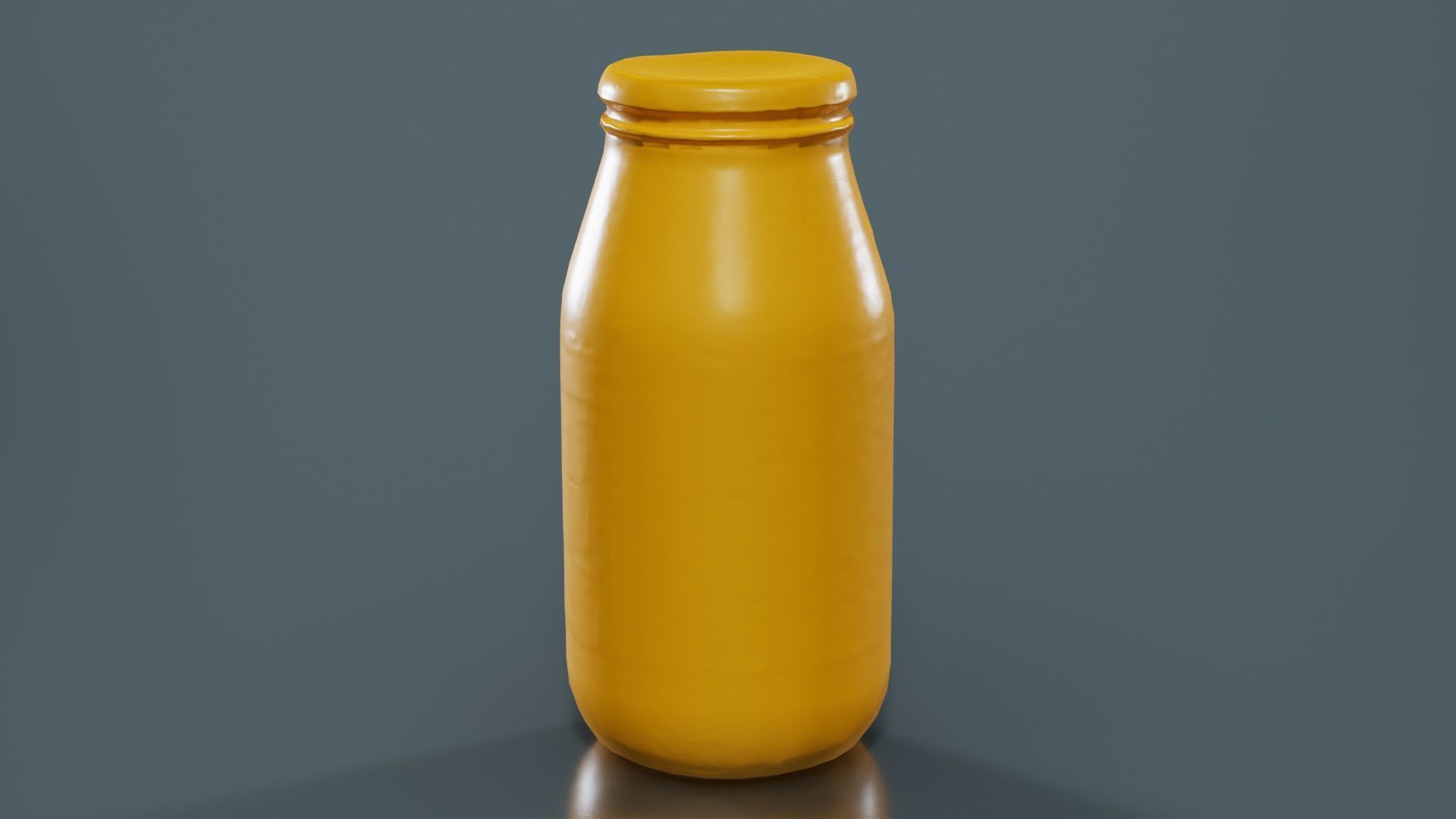 Container 07 Low-poly 3D model_12