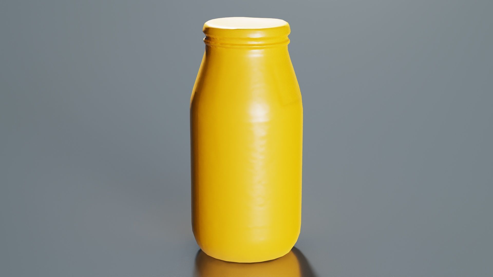 Container 07 Low-poly 3D model_3