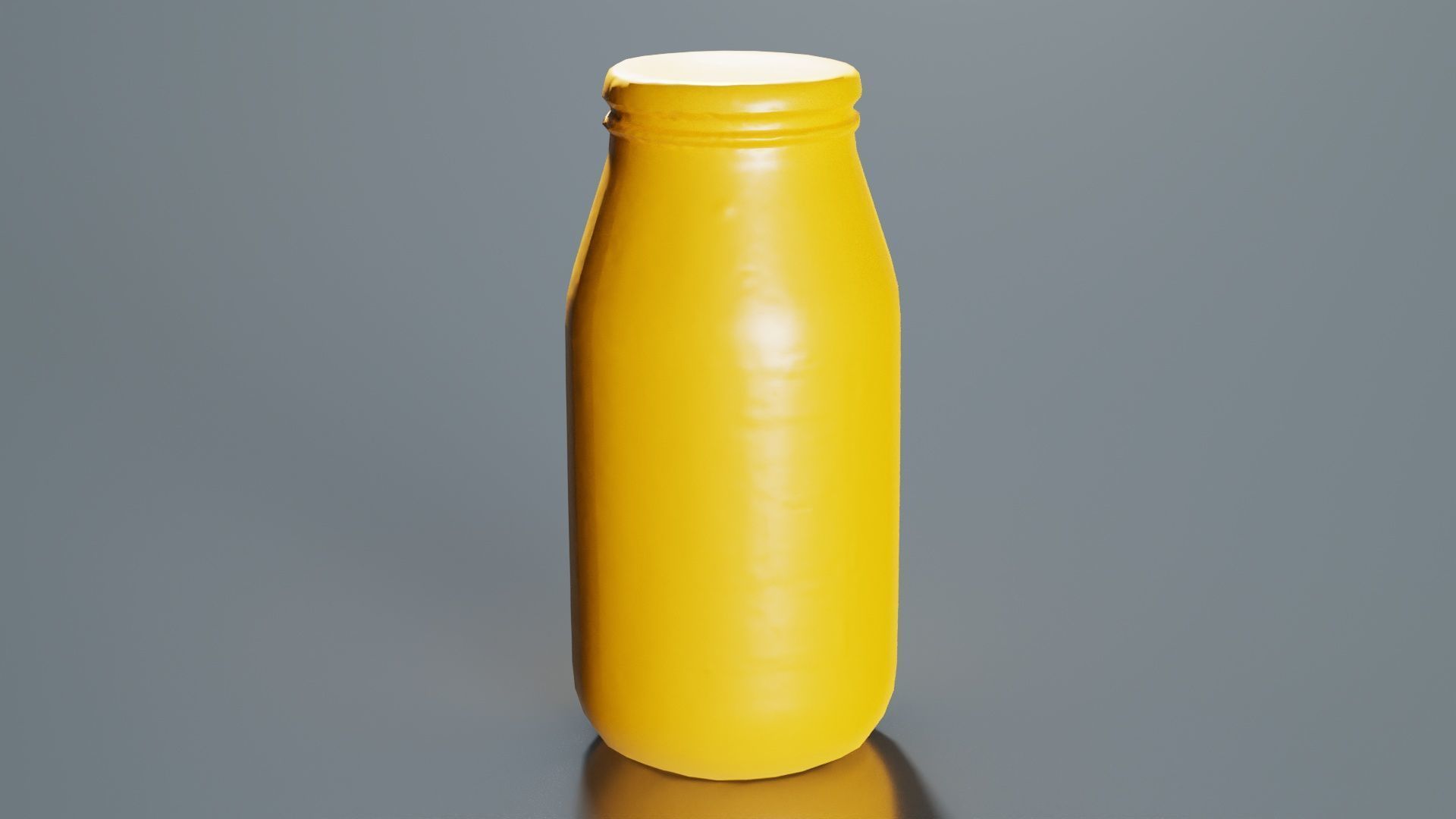 Container 07 Low-poly 3D model_5