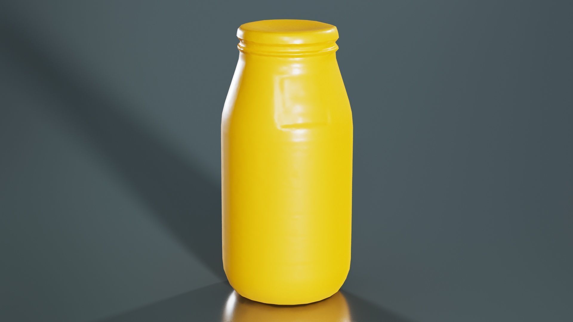 Container 07 Low-poly 3D model_4