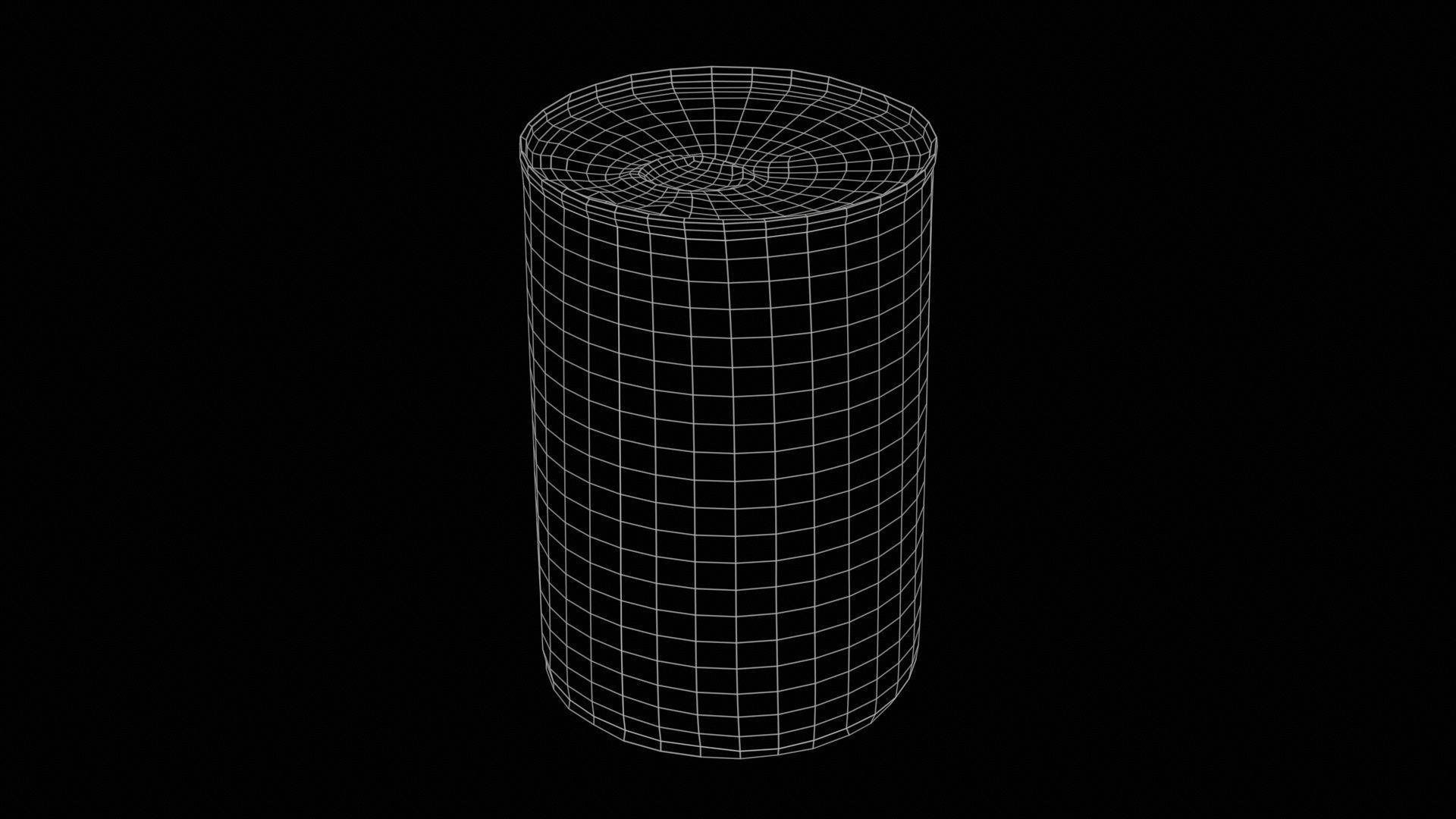 Container 09 Low-poly 3D model_11