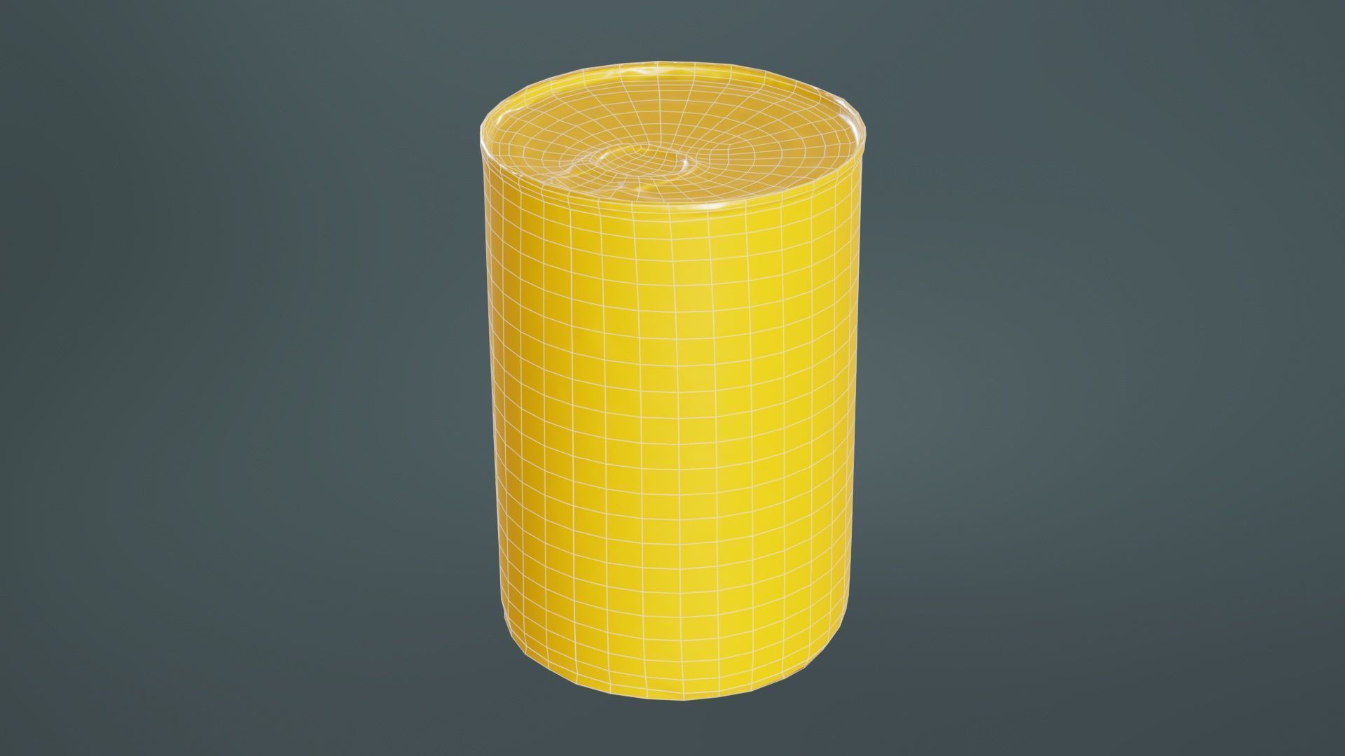 Container 09 Low-poly 3D model_9