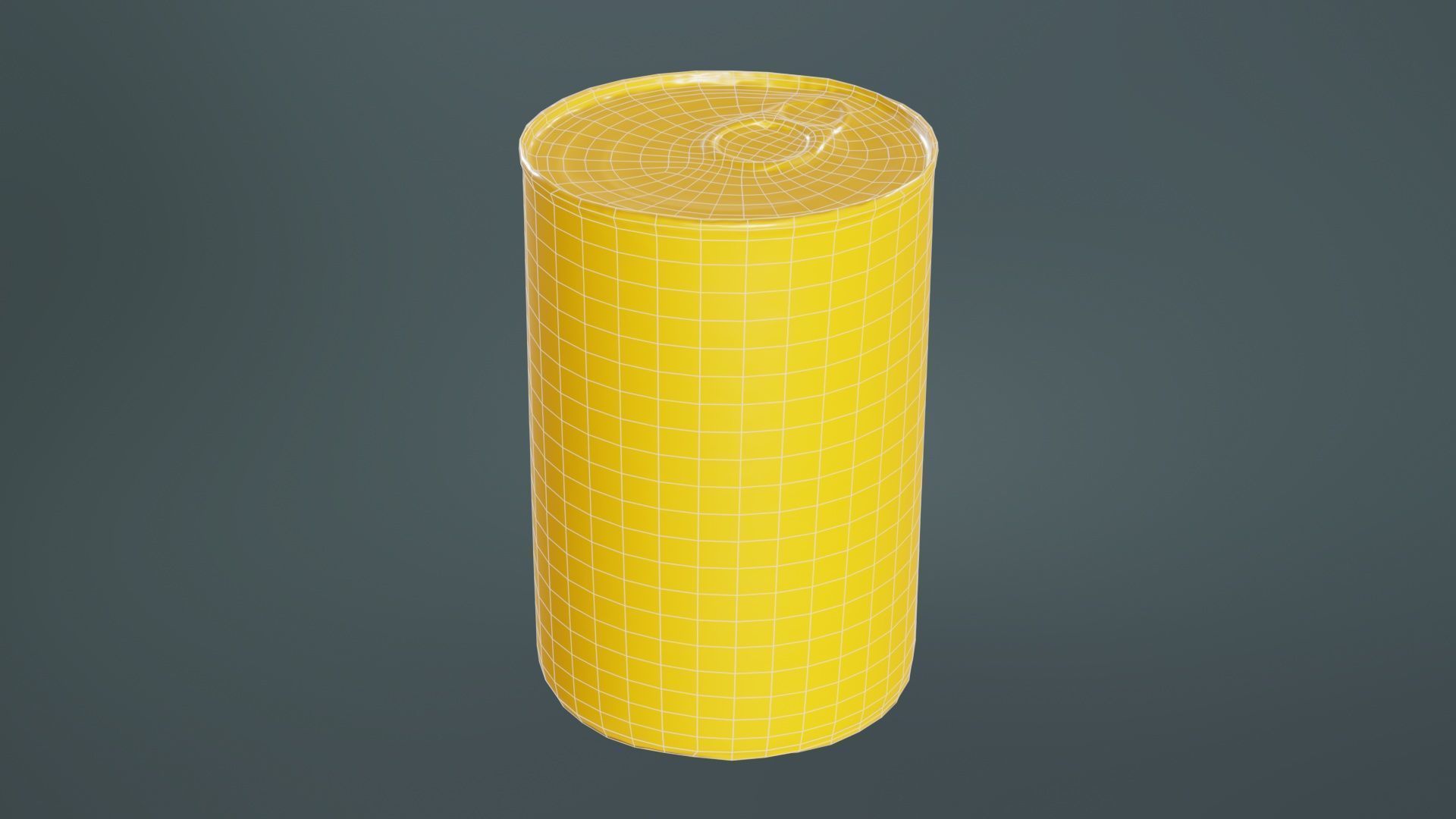 Container 09 Low-poly 3D model_10