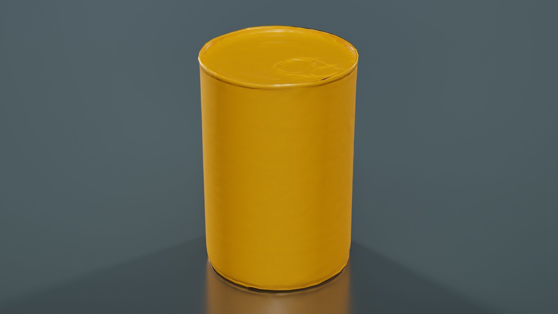 Container 09 Low-poly 3D model_7