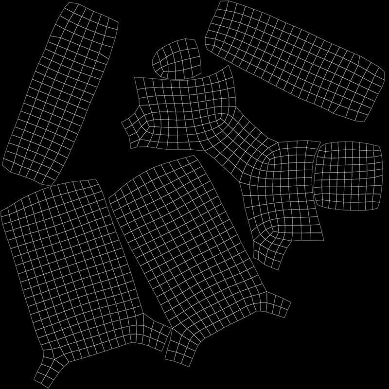 Container 13 Low-poly 3D model_14