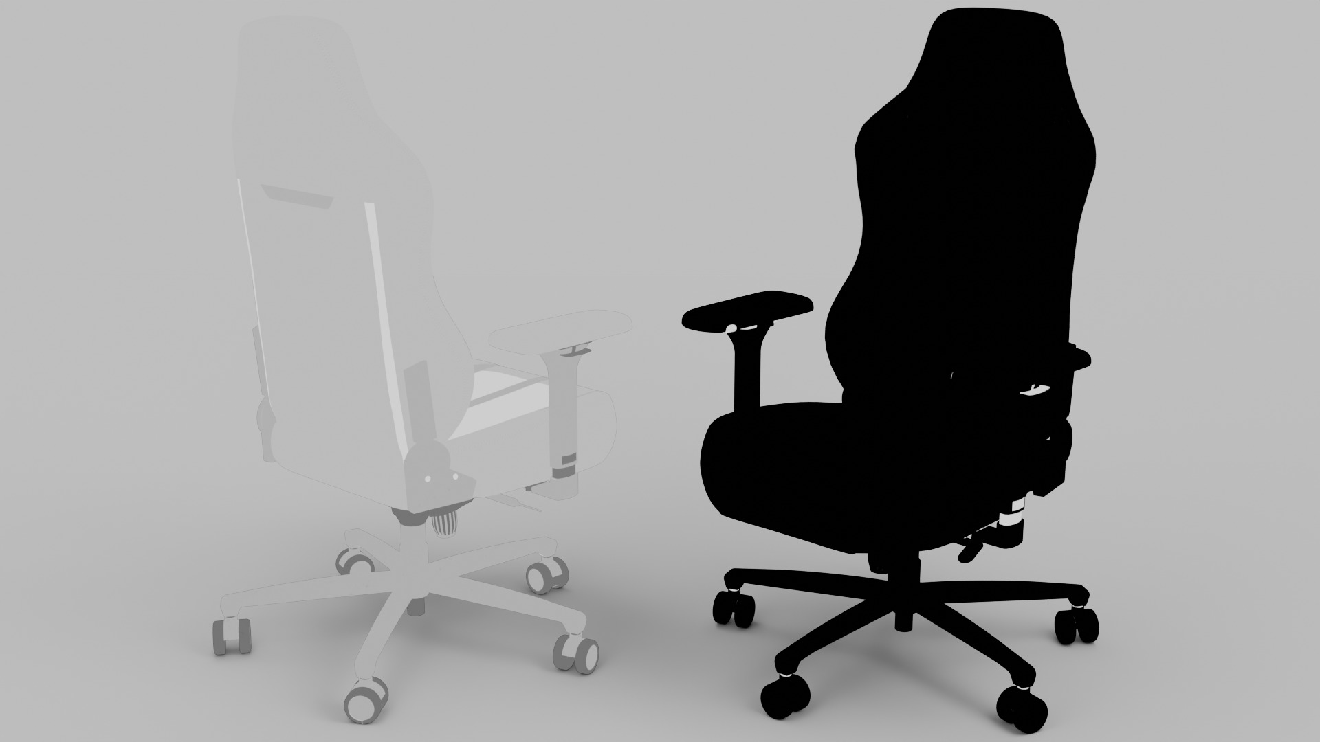 3d Gaming Chair 04 Realistic PBR GLB FBX OBJ mlt Low-poly 3D model_8