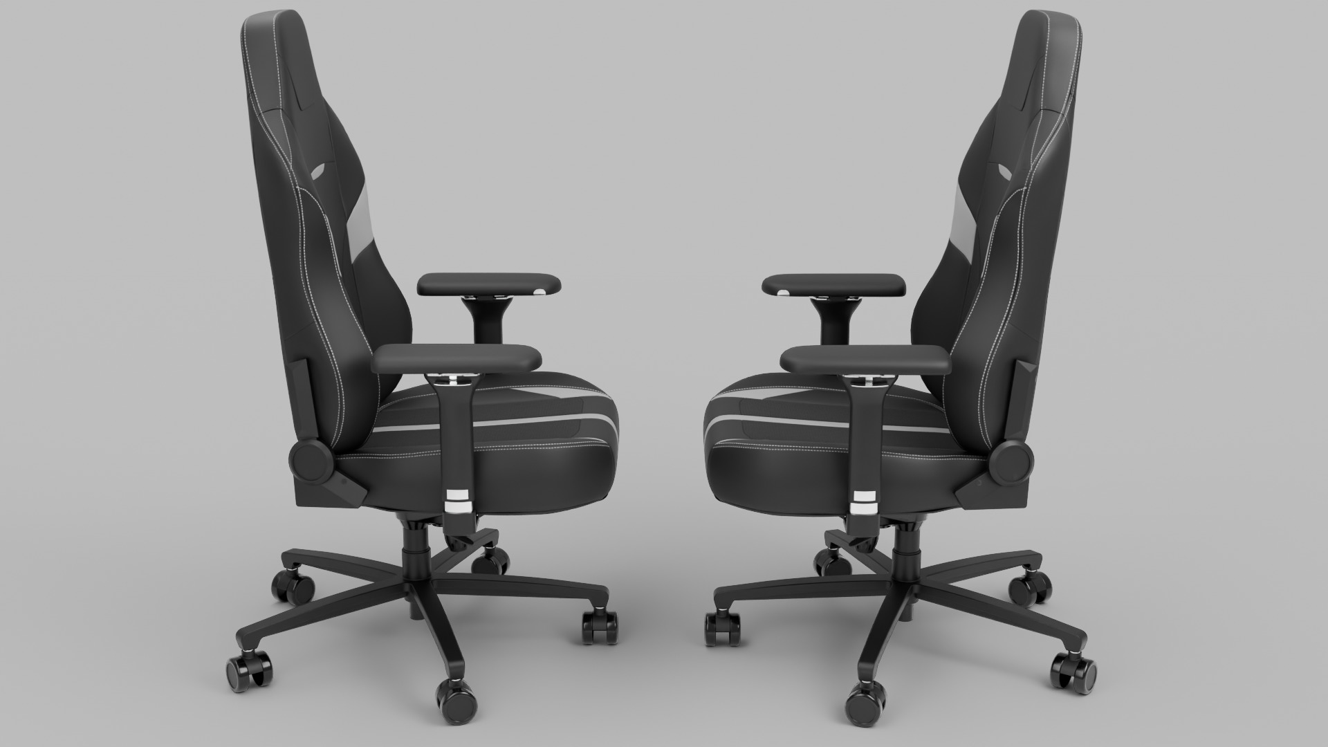 3d Gaming Chair 04 Realistic PBR GLB FBX OBJ mlt Low-poly 3D model_4