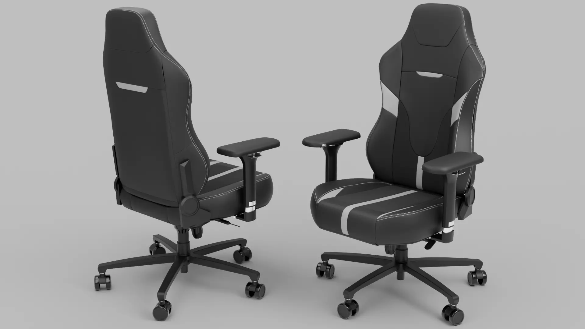 3d Gaming Chair 04 Realistic PBR GLB FBX OBJ mlt Low-poly 3D model_0