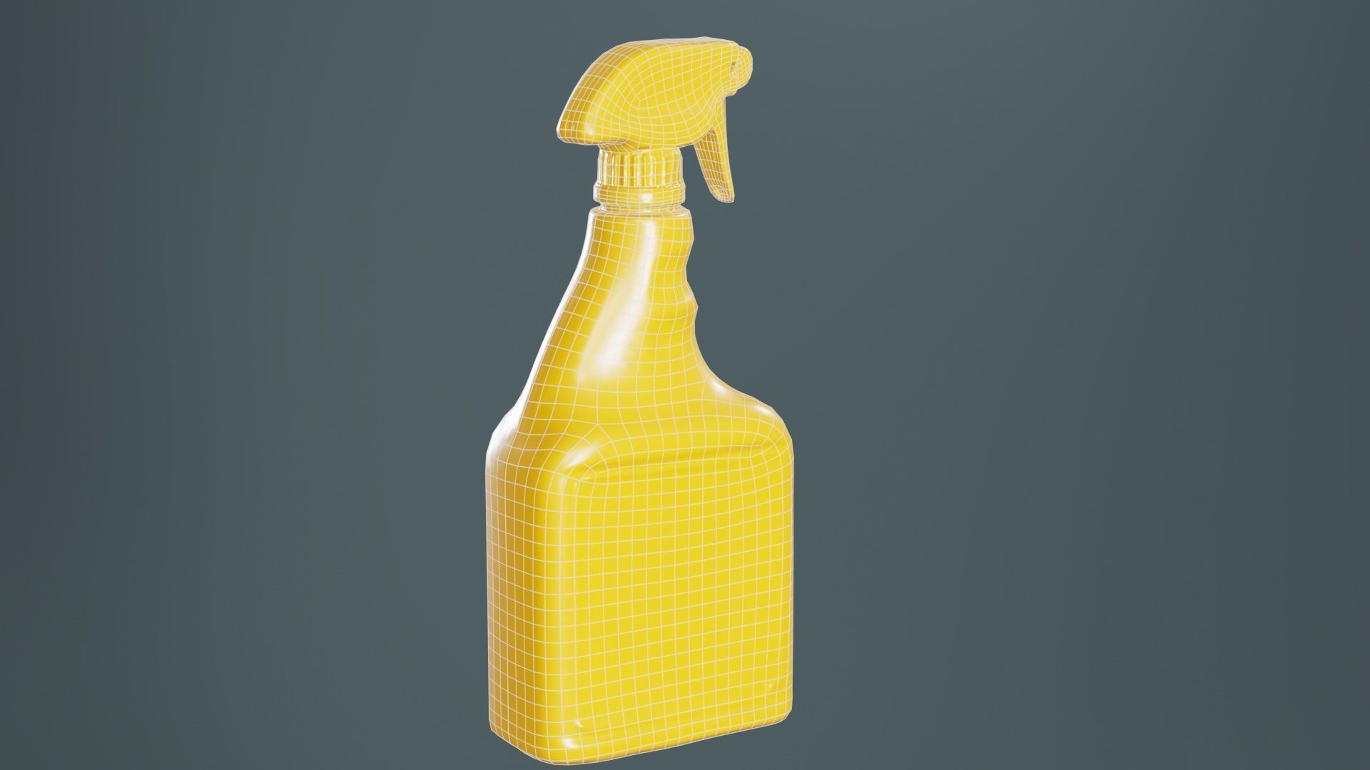 Container 24 Low-poly 3D model_10